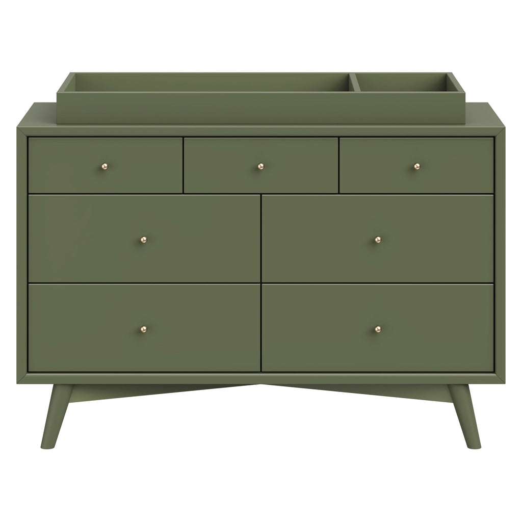 M15916OL,Babyletto,Palma 7-Drawer Double Dresser  Assembled in Olive
