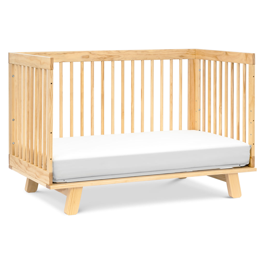 M4201N,Babyletto,Hudson 3-in-1 Convertible Crib w/Toddler Bed Conversion Kit in Natural Finish