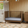 M15980NL,Babyletto,Palma 8-in-1 Convertible All-Stages® Crib w/ Bassinet & Toddler Bed Kits in Natural Walnut