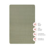 T29734MCA,Babyletto,Matcha Muslin All-Stages Bassinet Sheet in GOTS Certified Organic Cotton