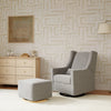 M11288PGEW,Babyletto,Kiwi Glider Recliner w/ Electronic Control and USB in Performance Grey Eco-Weave