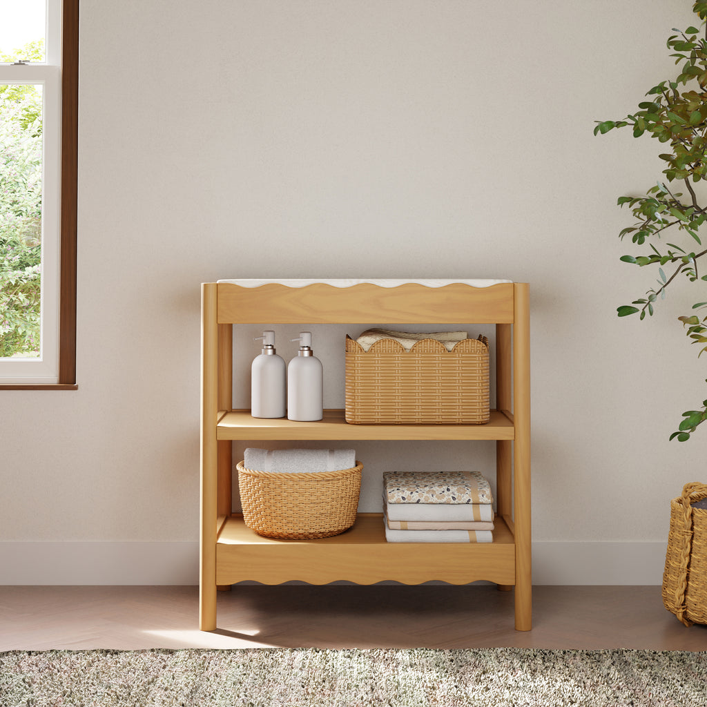 M27902HY,Swell Changing Table in Honey