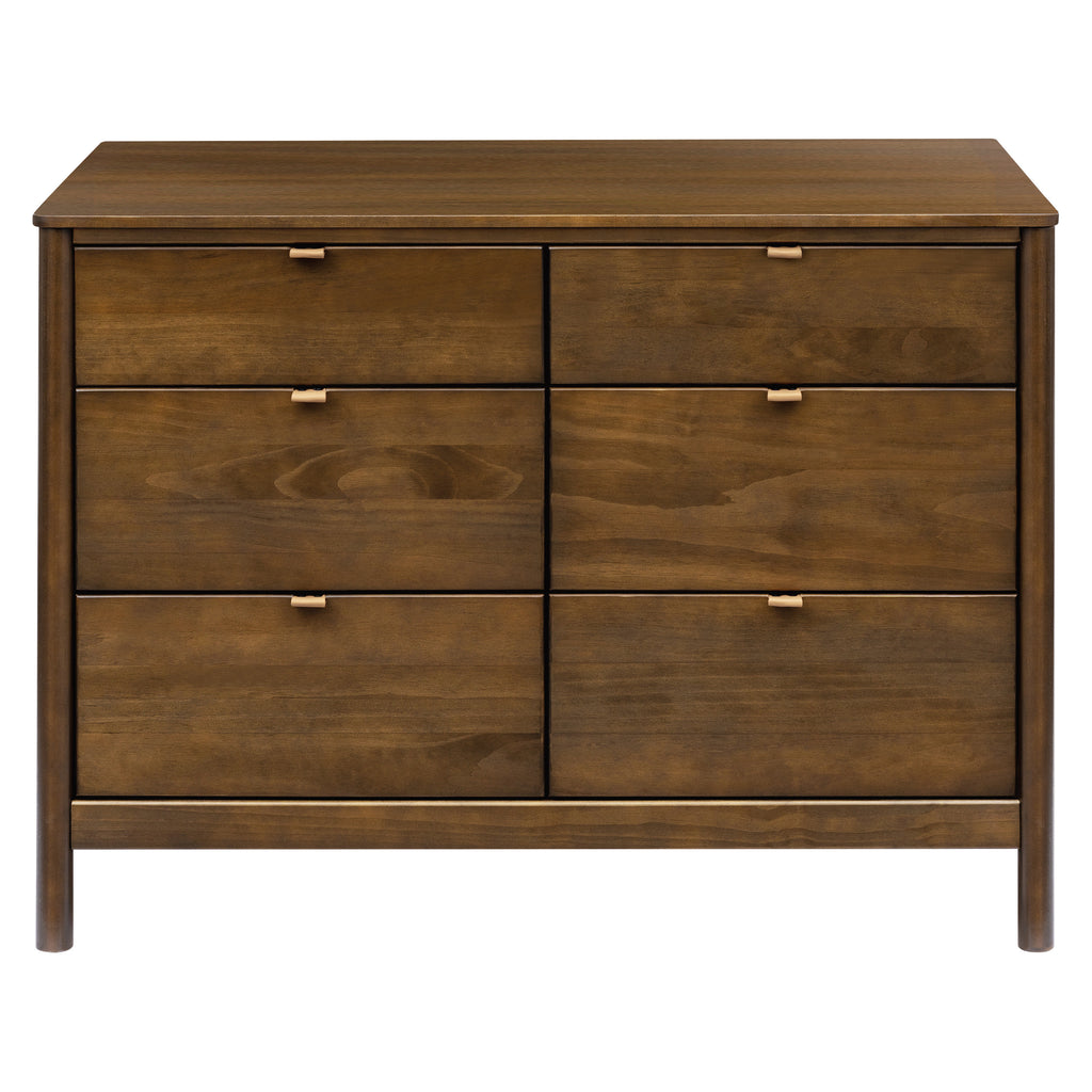 M25616NL,Babyletto,Bondi 6-Drawer Assembled Dresser in Natural Walnut