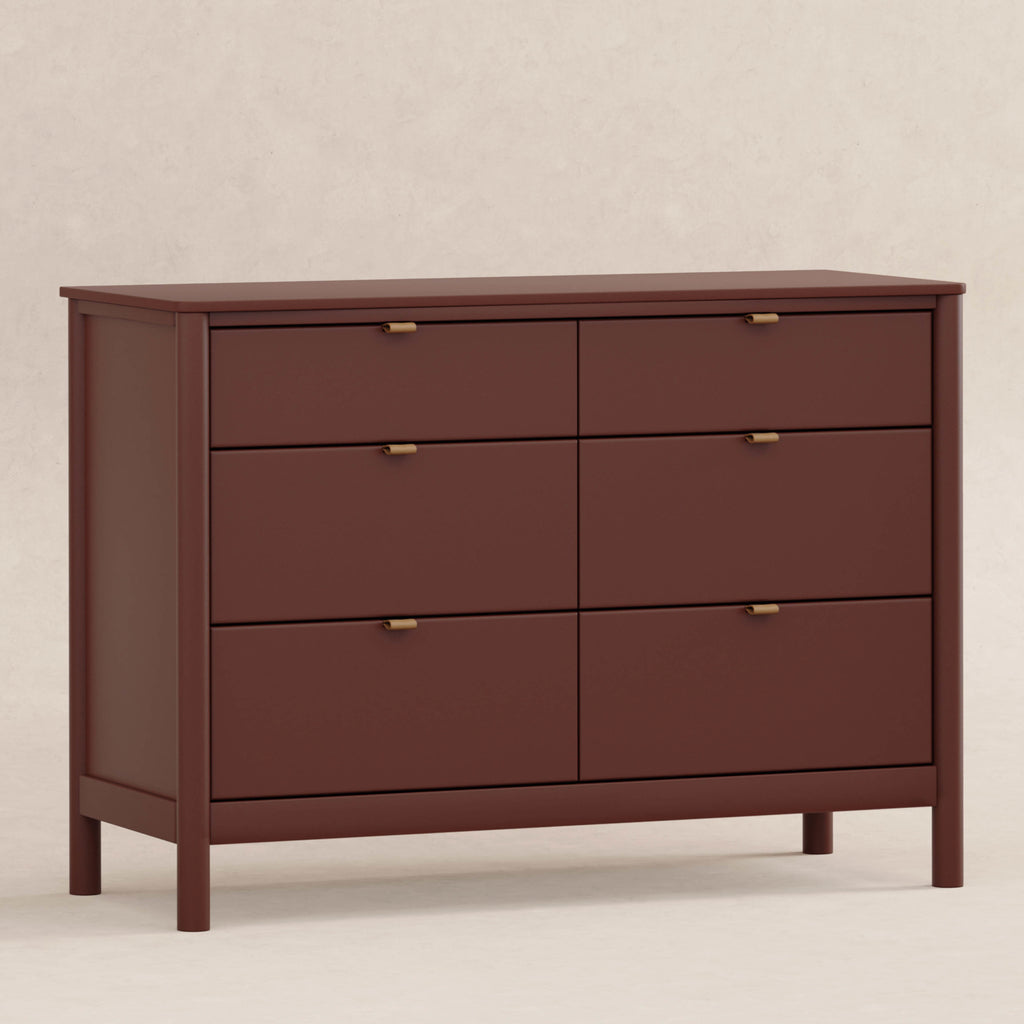 M25616CR,Babyletto,Bondi 6-Drawer Assembled Dresser in Crimson