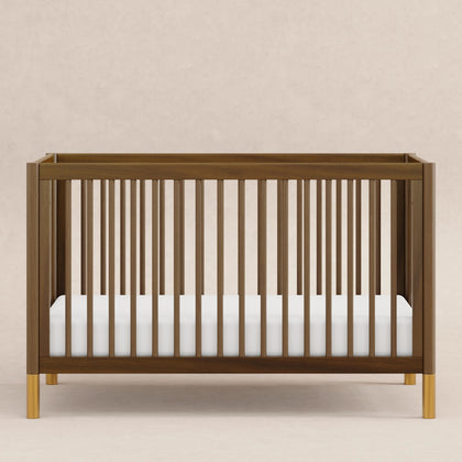 M12901NLGLD,Babyletto,Gelato 4-in-1 Convertible Crib w/Toddler Conversion Kit in Natural Walnut Gold Ft
