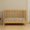 M6601HY,Babyletto,Maki Full-Size Folding Crib w/ Toddler Bed Conversion Kit in Honey