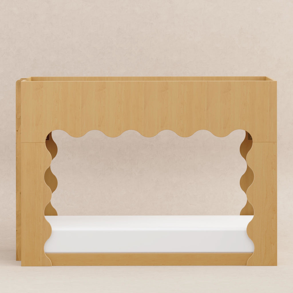 M31194HY,Babyletto Kids,Lido Wave Convertible Bunk Bed in Honey