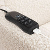 M11283AT,Babyletto,Kiwi Deluxe Power Glider Recliner w/Heat&Massage in Almond Teddy Loop