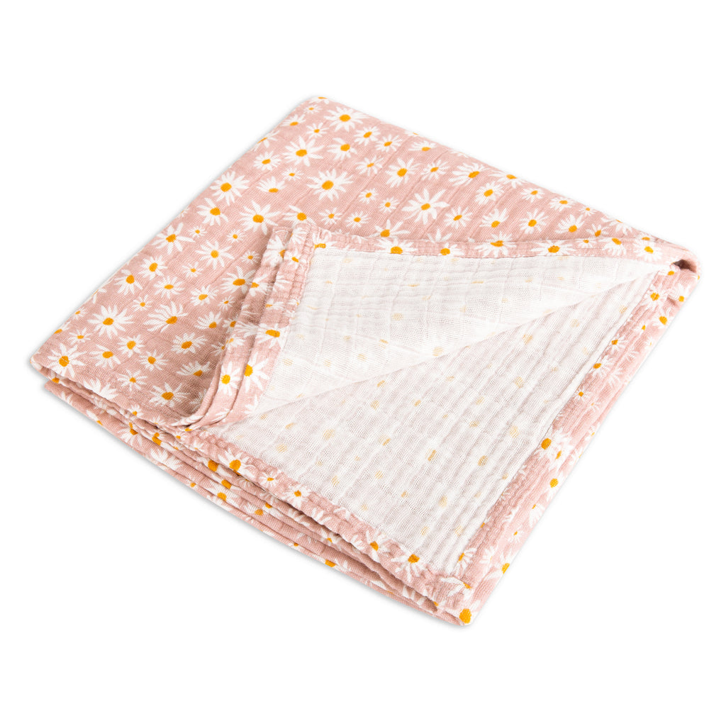 T28038,Babyletto,Daisy Muslin Swaddle in GOTS Certified Organic Cotton