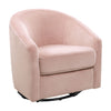 M5887BPV,Babyletto,Madison Swivel Glider in Blush Pink Velvet