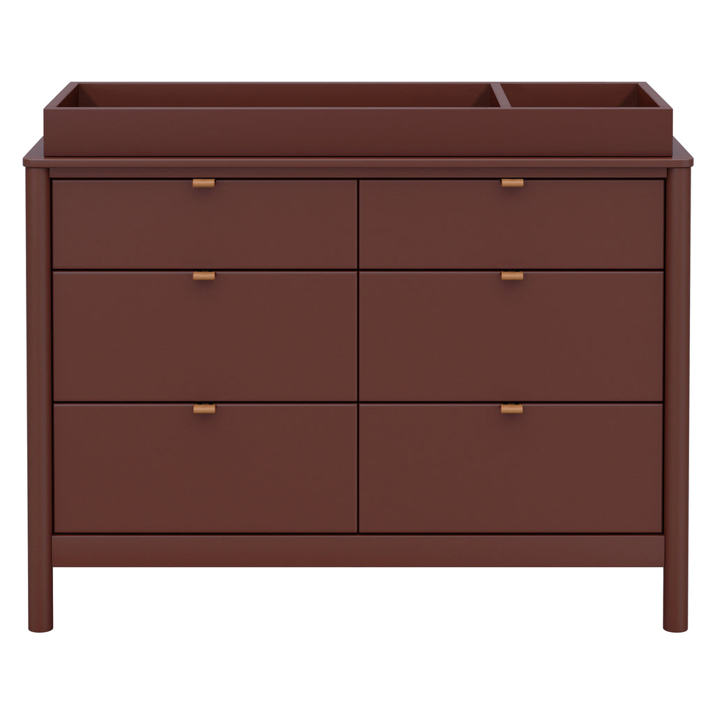 M25616CR,Babyletto,Bondi 6-Drawer Assembled Dresser in Crimson