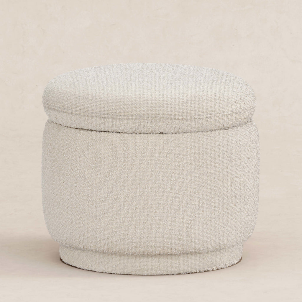 M22985WB,Babyletto,Enoki Storage Ottoman in Ivory Boucle