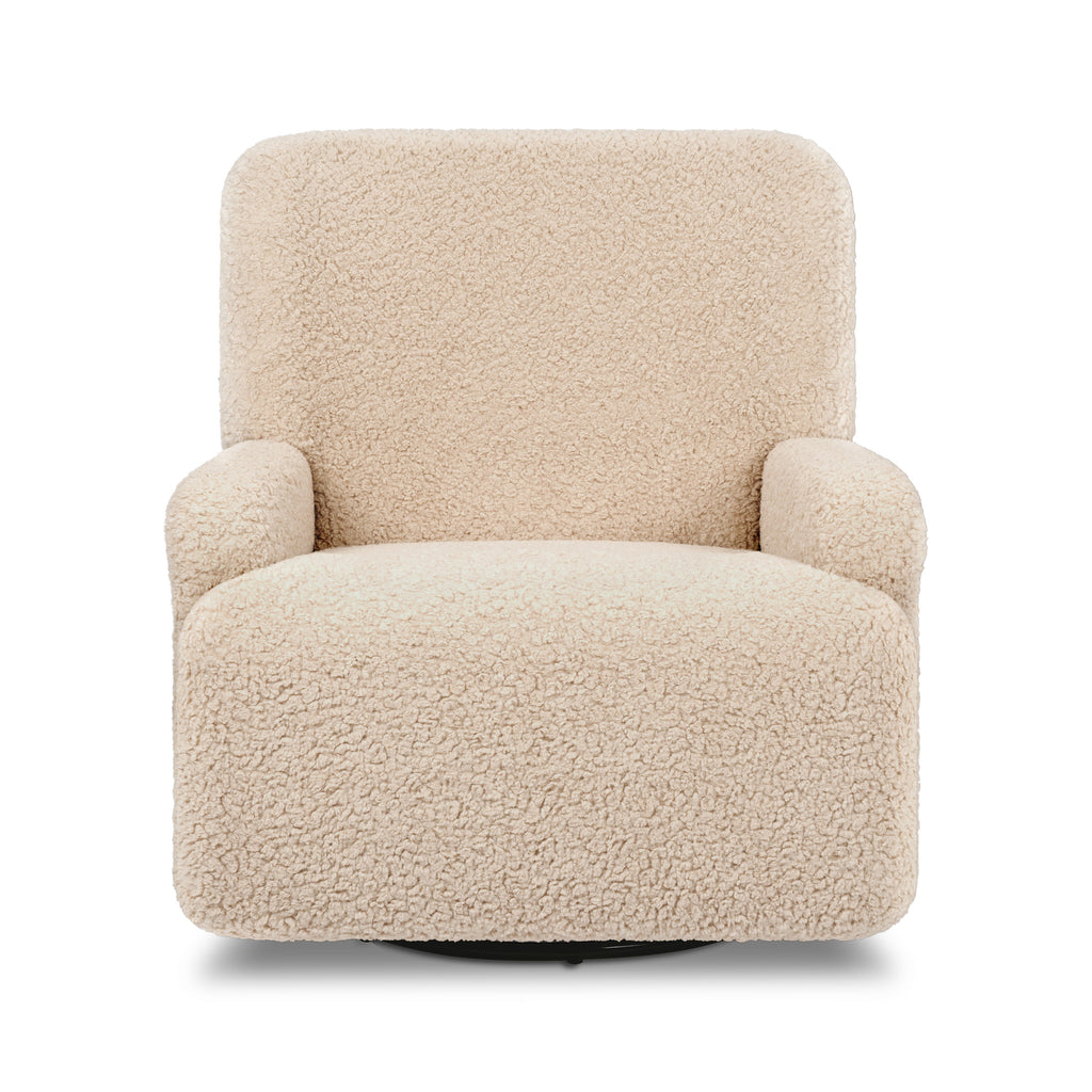 M27687CSG,Namesake,Winslow Extra Wide Recliner and Swivel Glider in Chai Shearling