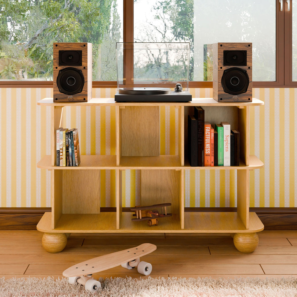 M31811HY,Babyletto Kids,Crosby Open Bookcase in Honey