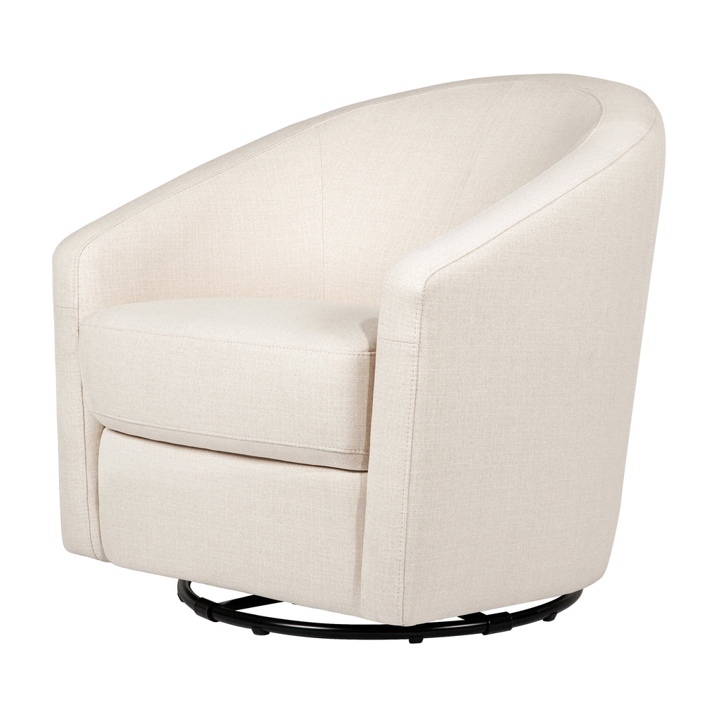 M5887PNET,Babyletto,Madison Swivel Glider in Performance Natural Eco-Twill