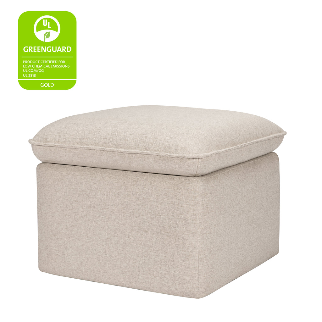 M20985PBEW,Babyletto,Cali Storage Ottoman in Performance Beach Eco-Weave