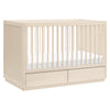 M21601NX,Babyletto,Bento 3-in-1 Convertible Storage Crib w/Toddler Bed Conversion Kit in Washed Natural
