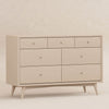 M15916TPE,Babyletto,Palma 7-Drawer Double Dresser  Assembled in Taupe