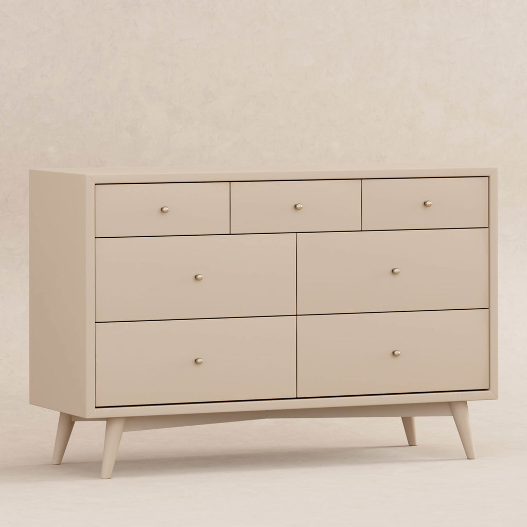 M15916TPE,Babyletto,Palma 7-Drawer Double Dresser  Assembled in Taupe