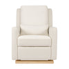 M23085WBLB,Babyletto,Sigi Glider Recliner w/ Electronic Control and USB in Ivory Boucle w/Light Wood Base