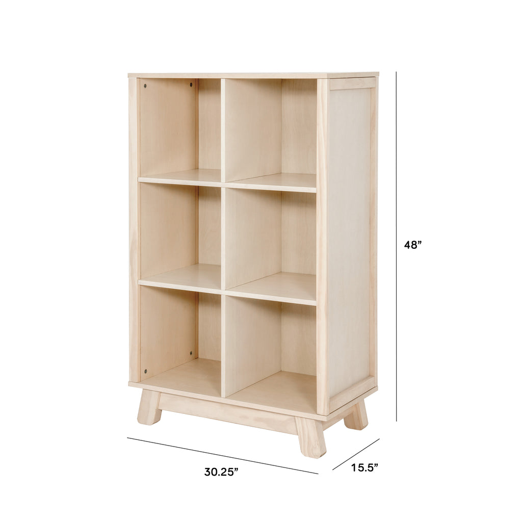 M4211NX,Babyletto,Hudson Cubby Bookcase in Washed Natural