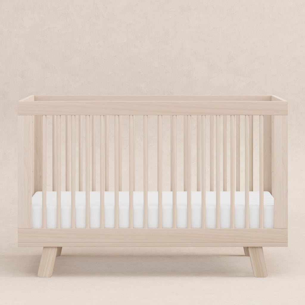 M4201NX,Babyletto,Hudson 3-in-1 Convertible Crib w/Toddler Bed Conversion Kit in Washed Natural