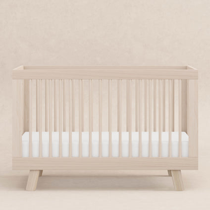 M4201NX,Hudson 3-in-1 Convertible Crib w/Toddler Bed Conversion Kit in Washed Natural