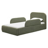 M31269POB,Babyletto Kids,Nara Twin Bed in Performance Olive Boucle