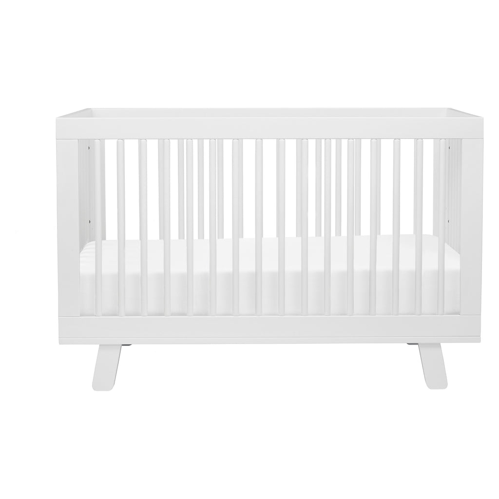 M4201W,Babyletto,Hudson 3-in-1 Convertible Crib w/Toddler Bed Conversion Kit in White Finish