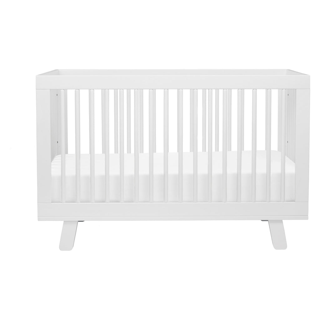 M4201W,Hudson 3-in-1 Convertible Crib w/Toddler Bed Conversion Kit in White Finish