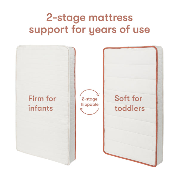 M53102A,Babyletto,Babyletto x Avocado Organic Crib Mattress 2-Stage and 100% Nontoxic