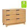 M4216HY,Babyletto,Hudson 6-Drawer Double Dresser  Assembled in Honey
