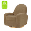 M23188CTSLB,Babyletto,Nami Glider Recliner w/ Electronic Control and USB in Cortado Shearling with Light Wood Base