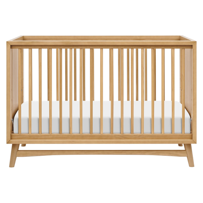M15401HY,Babyletto,Peggy Mid-Century 3-in-1 Convertible Crib w/Toddler Bed Conversion Kit in Honey