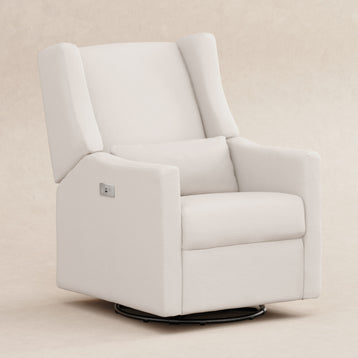 M11288PCMEW,Babyletto,Kiwi Glider Recliner w/ Electronic Control and USB in Performance Cream Eco-Weave