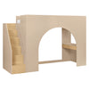 M32971TPESH,Babyletto Kids,Moab Stair Loft Bed in Taupe/Ash