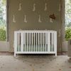 M30880W,Babyletto,Rolli 9-in-1 Convertible All-Stages® Crib w/ Bassinet & Toddler Bed Kits in White