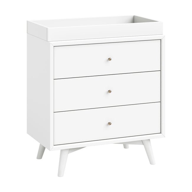 M15913W,Babyletto,Palma 3-Drawer Assembled Dresser in White