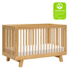 M4201HY,Babyletto,Hudson 3-in-1 Convertible Crib w/Toddler Bed Conversion Kit in Honey Finish