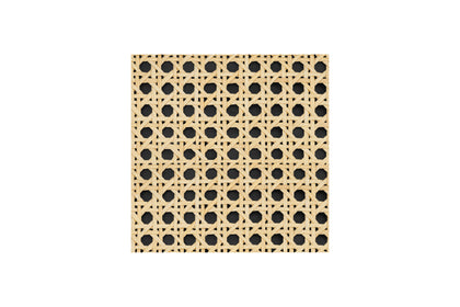 SWATCH235,Babyletto,Babyletto - Black w/ Octagonal Natural Cane (BNC) SWATCH