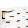 M5826WNL,Babyletto,Scoot 6-Drawer Dresser in White/Natural Walnut