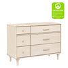 M9016NX,Babyletto,Lolly 6-Drawer Double Dresser  Assembled in Washed Natural