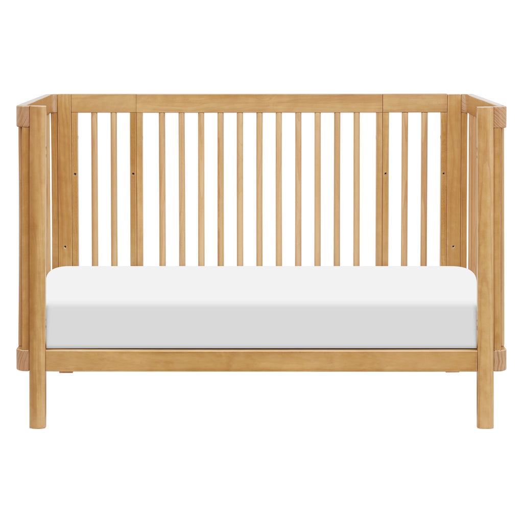 M29880HY,Babyletto,Pogo 8-in-1 Convertible Crib w/All-Stages Conversion Kits in Honey