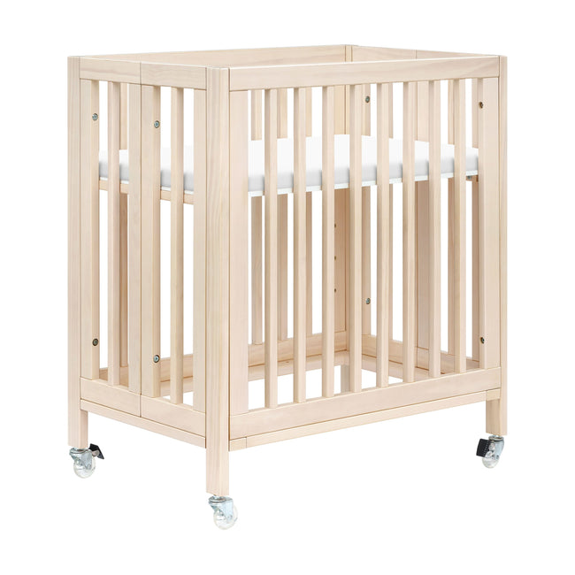 M30880NX,Babyletto,Rolli 9-in-1 Convertible All-Stages® Crib w/ Bassinet & Toddler Bed Kits in Washed Natural