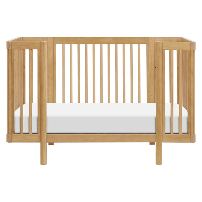 M29880HY,Babyletto,Pogo 8-in-1 Convertible Crib w/All-Stages Conversion Kits in Honey