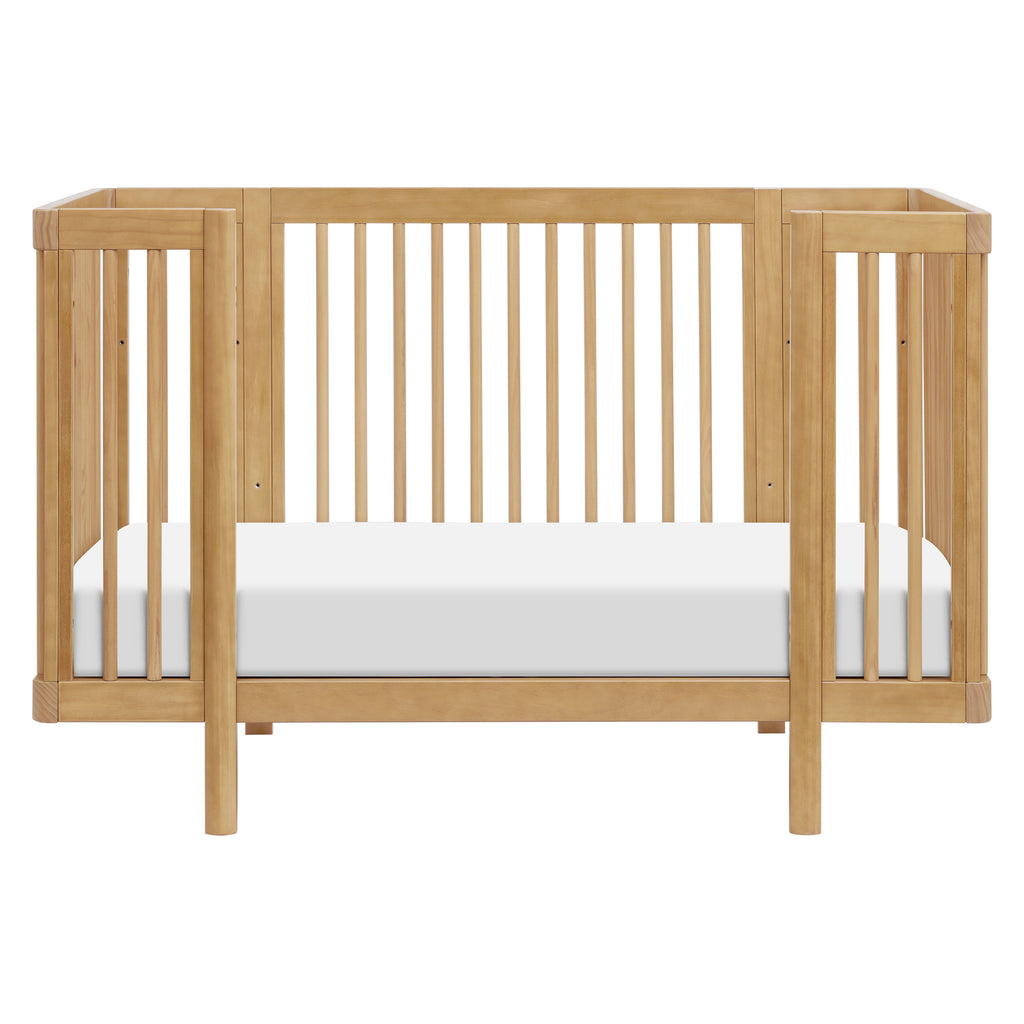 M29880HY,Babyletto,Pogo 8-in-1 Convertible Crib w/All-Stages Conversion Kits in Honey