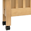 M6601HY,Babyletto,Maki Full-Size Folding Crib w/ Toddler Bed Conversion Kit in Honey
