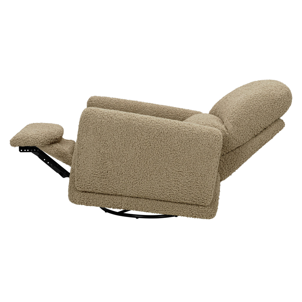 M30087LT,Babyletto,Rainbow Recliner and Swivel Glider in Latte Teddy Loop