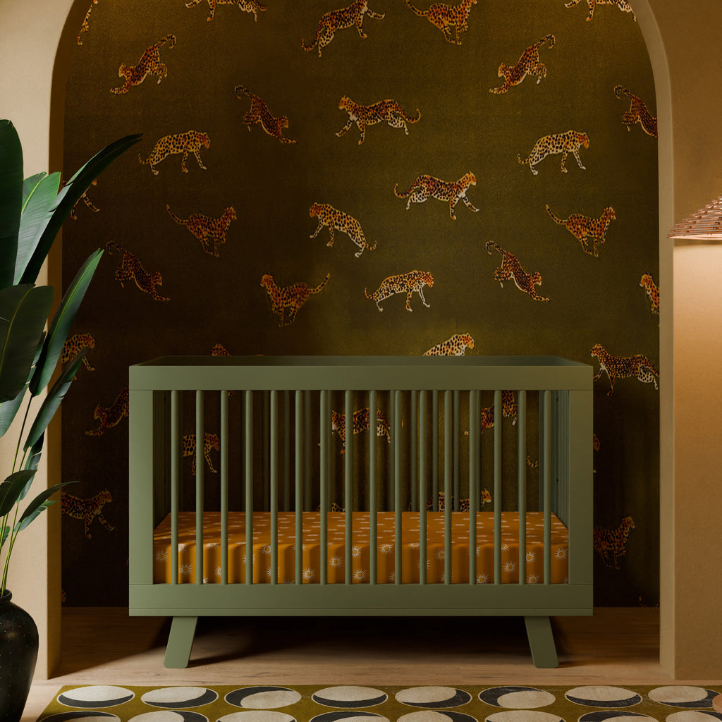 Hudson 3-in-1 Convertible Crib with Toddler Bed Conversion Kit