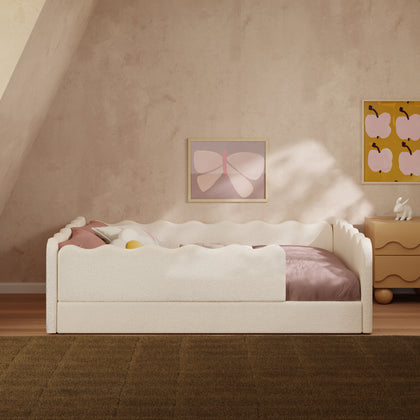 M31389PWB,Babyletto Kids,Rizo Montessori-Inspired Full Bed in Performance Ivory Boucle
